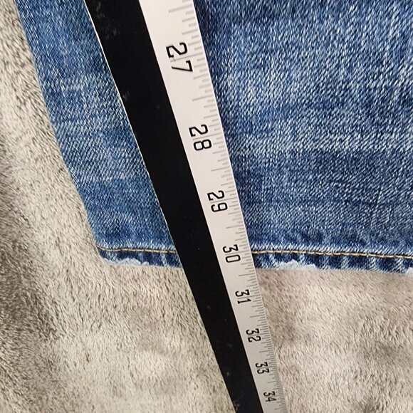 Mens American Eagle Outfitters Slim Straight Blue Denim Jeans Size 31X32 - Picture 9 of 11